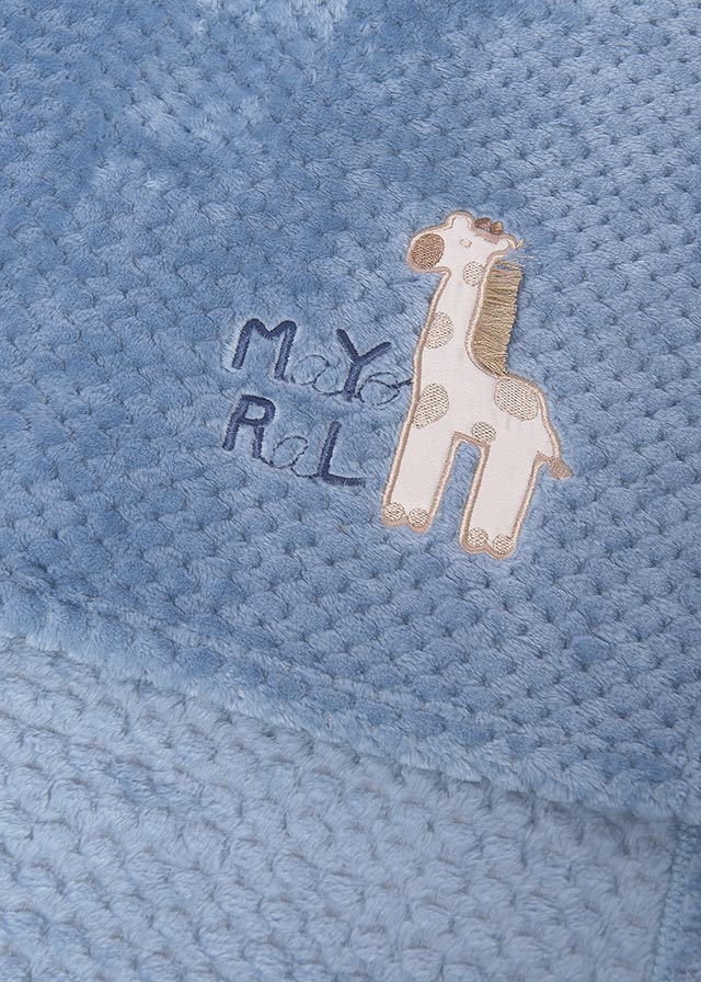 MAYORAL BABY PLUSH BLANKET - BLUE