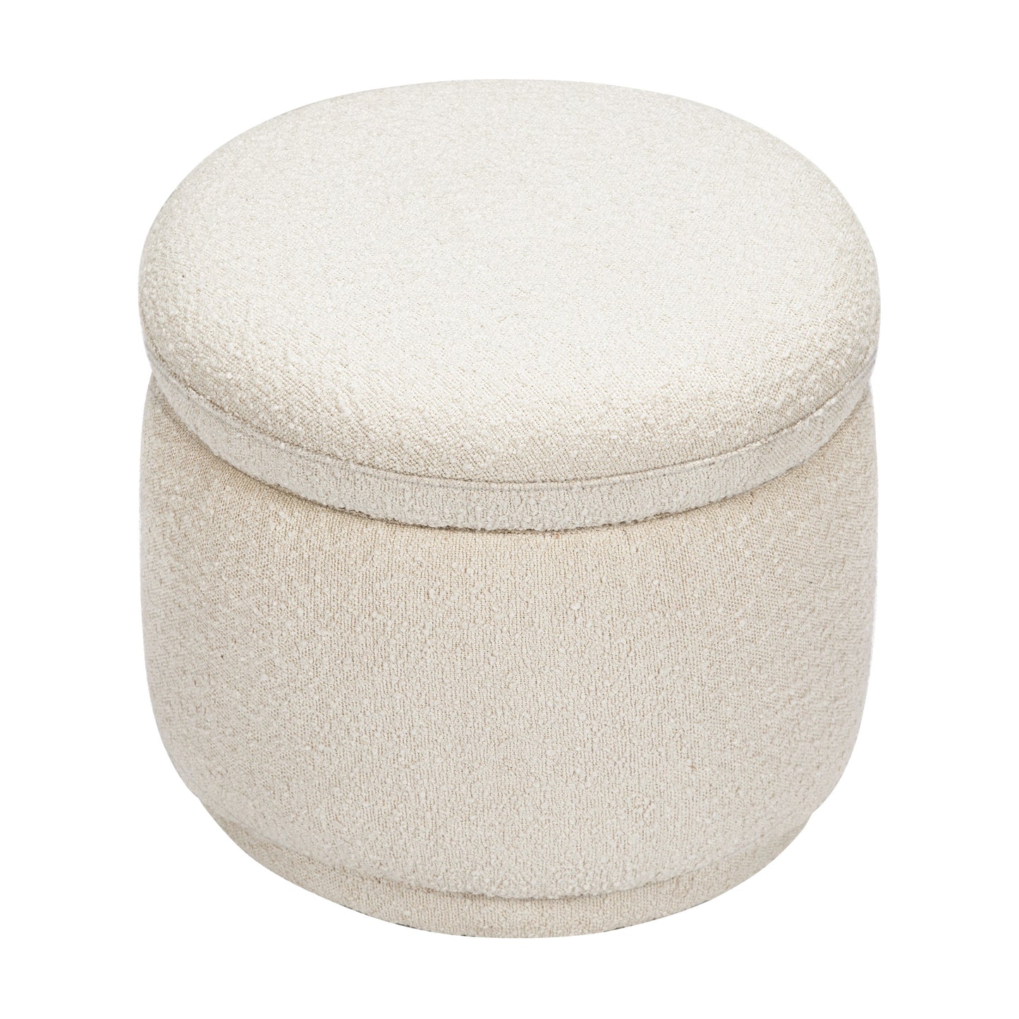 BABYLETTO ENOKI STORAGE OTTOMAN IN BOUCLE