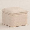 BABYLETTO CALI STORAGE OTTOMAN IN SHEARLING