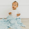 COPPER PEARL KNIT SWADDLE BLANKET - LENNON