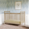 Liberty 3-in-1 Convertible Spindle Crib w/Toddler Bed Conversion Kit in Dusty Rose