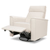 Willa Deluxe Power Glider Recliner w/Heat&Massage in Performance Beach Eco-Weave