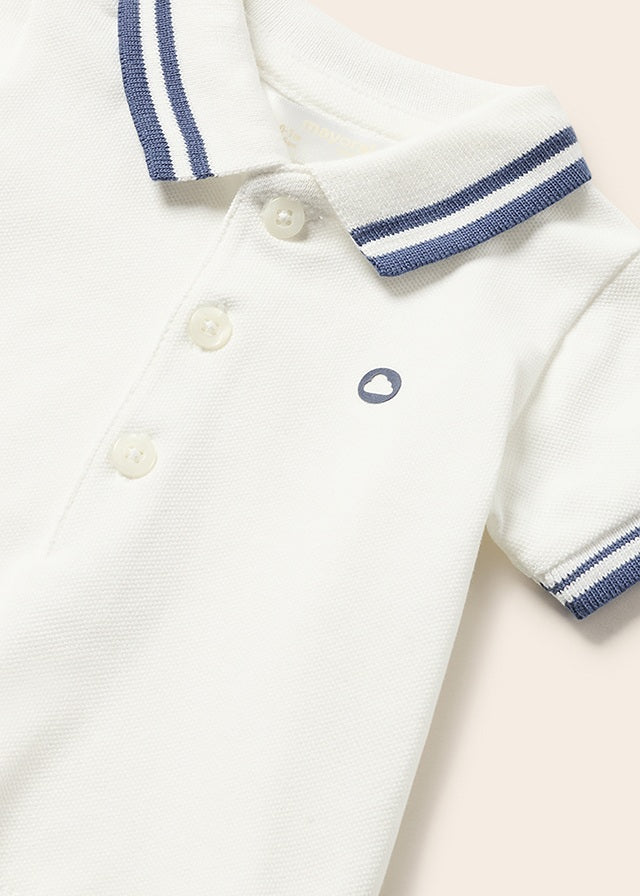 MAYORAL COTTON POLO -WHITE