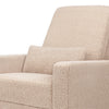 BABYLETTO SIGI RECLINER AND SWIVEL GLIDER IN SHEARLING