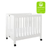 Origami Mini Crib in Light Sage