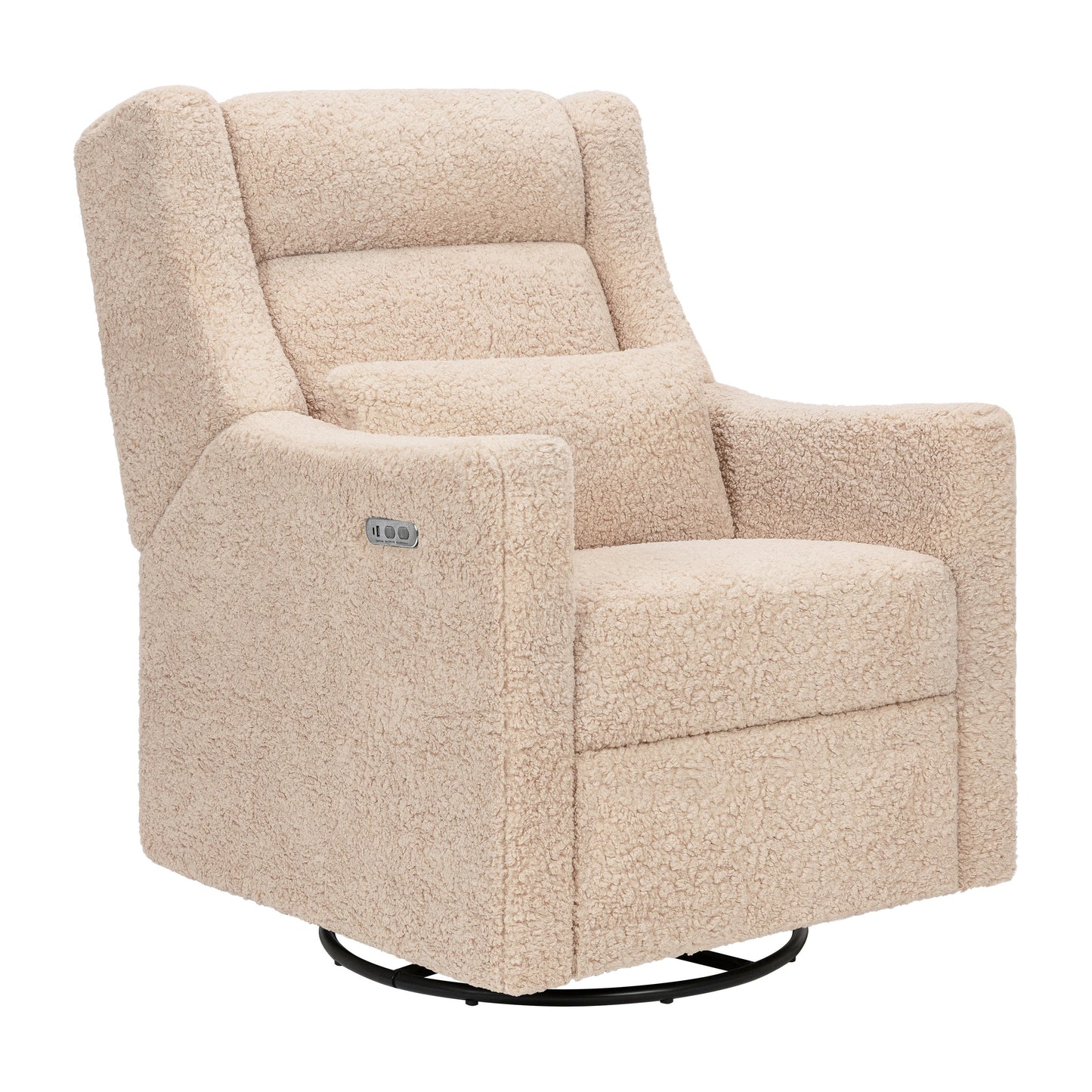 Kiwi Plus Power Glider Recliner w/ Power Headrest in Performance Beach Eco-Weave