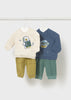 MAYORAL BABY PANTS AND SWEATSHIRT SET