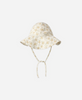 RYLEE + CRU FLOPPY SUN HAT - YELLOW FLORAL