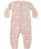 RYLEE & CRU BUTTON DOWN JUMPSUIT SWANS