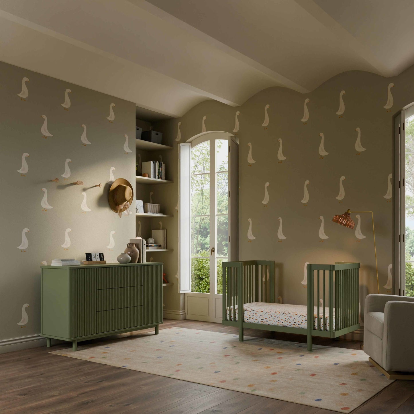 BABYLETTO POGO 8-IN-1 CONVERTIBLE CRIB WITH ALL-STAGES CONVERSION KITS