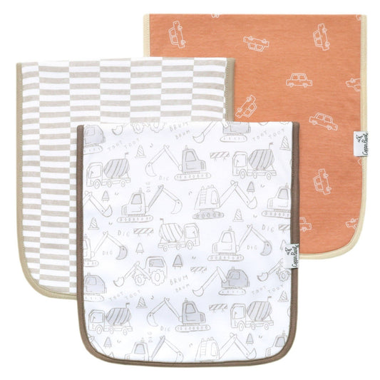 COPPER PEARL GAGE BURP CLOTH SET (3-PACK)