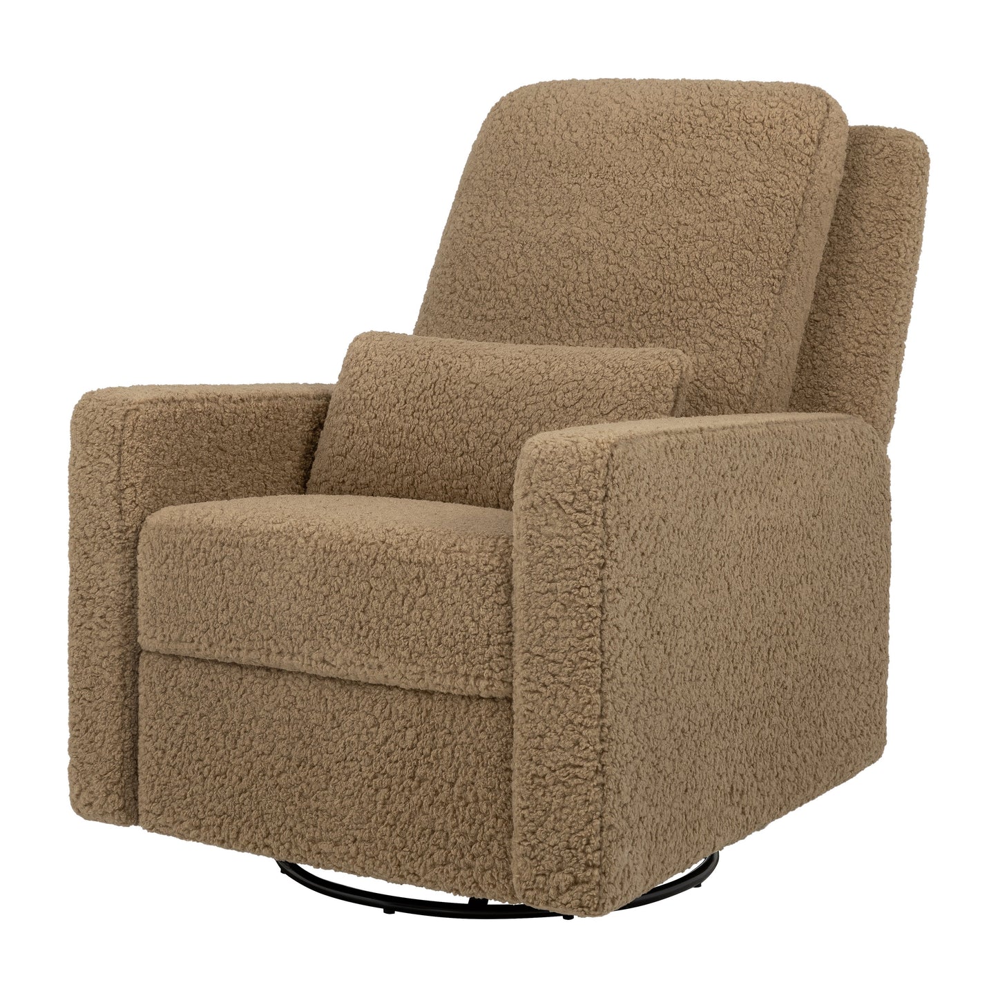 BABYLETTO SIGI RECLINER AND SWIVEL GLIDER IN SHEARLING