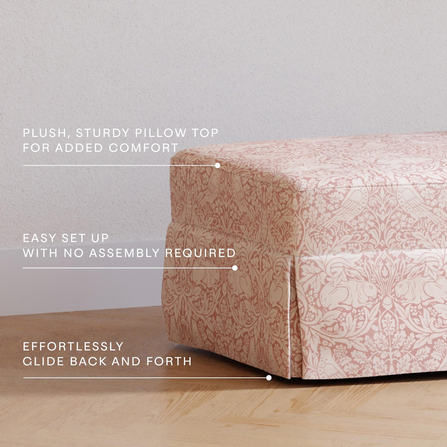 MORRIS & CO. X NAMESAKE CRAWFORD GLIDING OTTOMAN