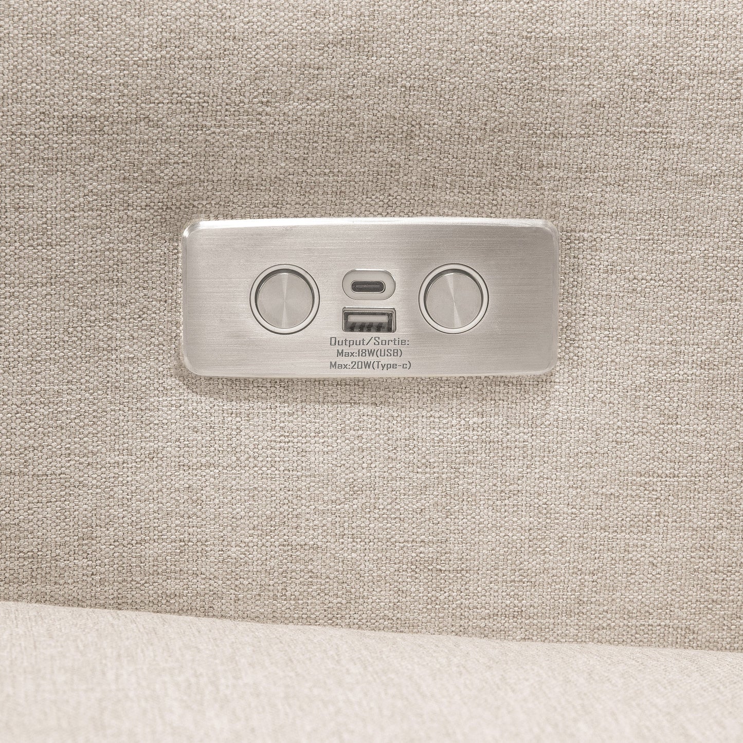 BABYLETTO SIGI ELECTRONIC RECLINER AND GLIDER WITH USB PORT