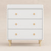 BABYLETTO LOLLY 3-DRAWER CHANGER DRESSER WITH REMOVABLE CHANGING TRAY
