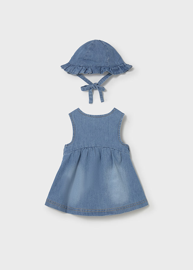 MAYORAL GIRL DRESS WITH HAT SET