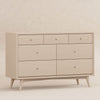 Palma 7-Drawer Double Dresser, Assembled in Warm White