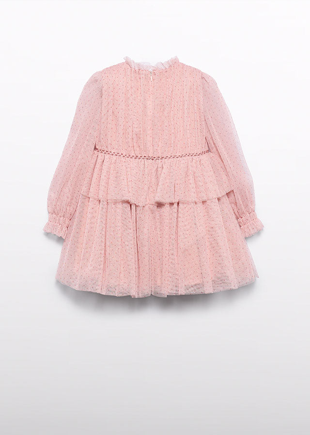 ABEL & LULA GIRL GLITTER TULLE DRESS