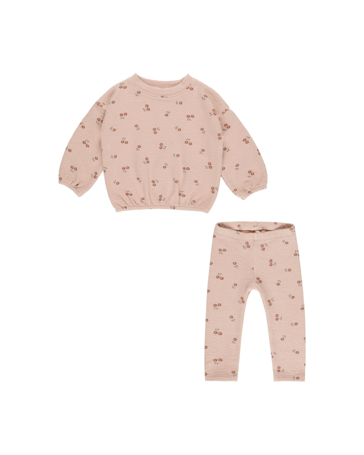 RYLEE AND CRU SPONGEY KNIT SET BLOSSOM