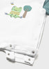 MAYORAL NEWBORN BOY CROCODILE GRAPHIC ROMPER