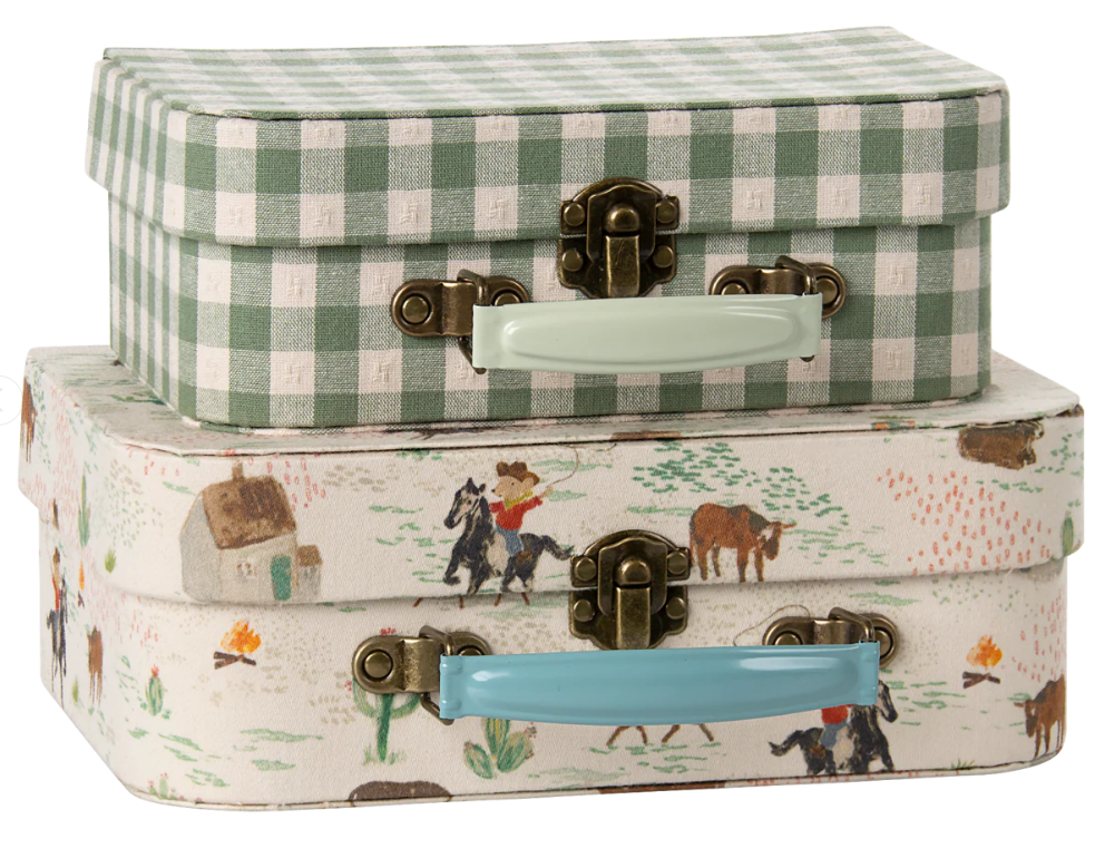 MAILEG SUITCASE SET, 2 PCS PONY