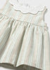 MAYORAL GIRL STRIPED LINEN DRESS