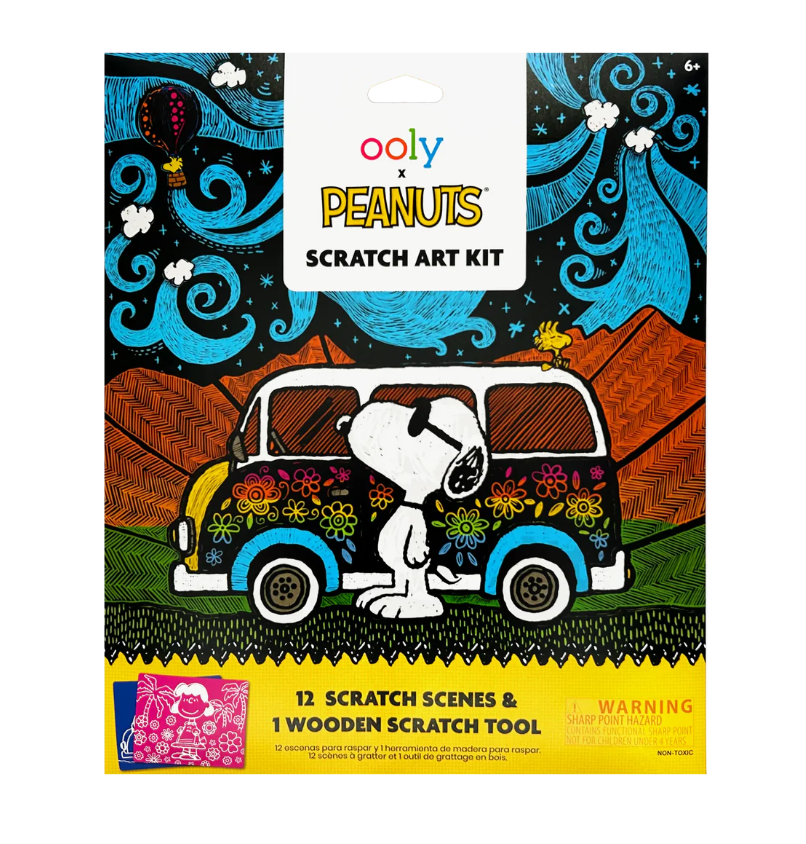 OOLY X PEANUTS SCRATCH ART KIT