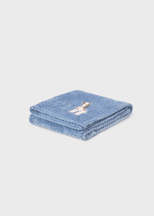 MAYORAL BABY PLUSH BLANKET - BLUE