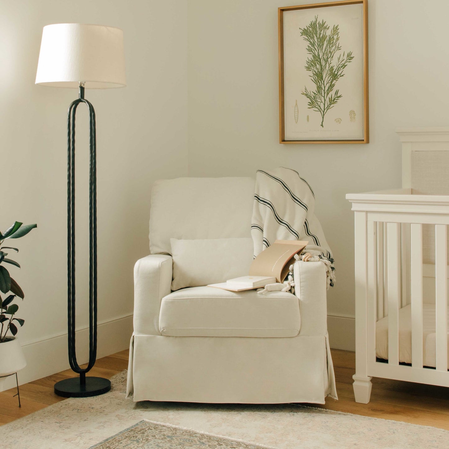 NAMESAKE CRAWFORD PILLOWBACK COMFORT SWIVEL GLIDER