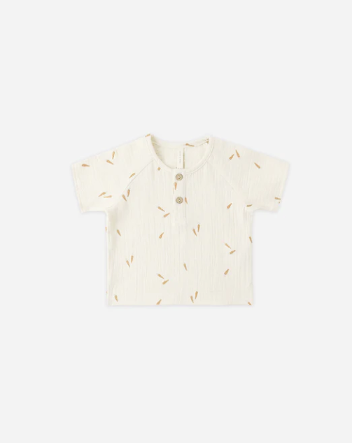 QUINCY MAE SHIRT SLEEVE ZION SHIRT CARROTS
