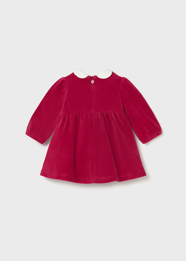 MAYORAL BABY VELOUR DRESS