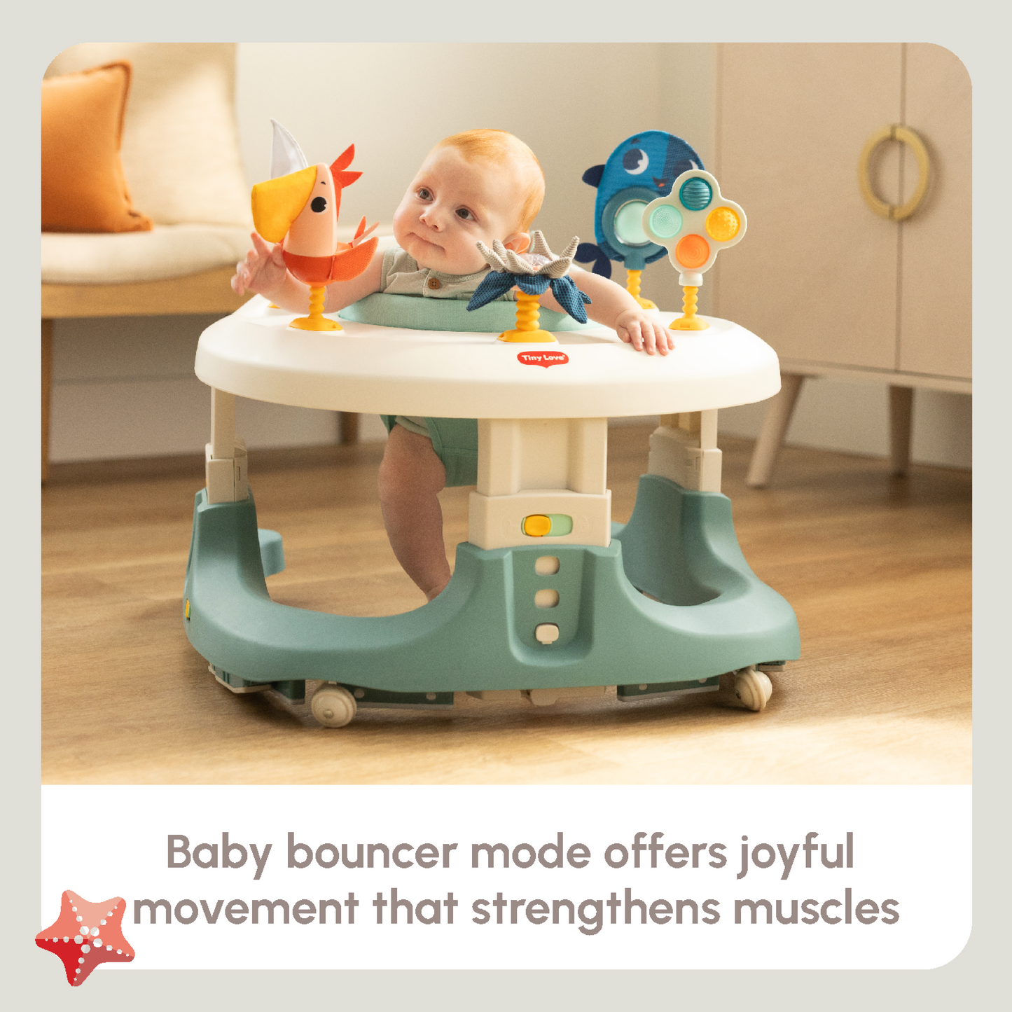 TINY LOVE TINY MARINERS 4-IN-1 HERE I GROW MOBILE ACTIVITY CENTER