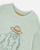 DEUX PAR DEUX FRENCH TERRY SWEATSHIRT SURF SPRAY