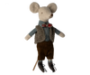 MAILEG VEST, PANTS, AND BOW TIE FOR GRANDPA MOUSE