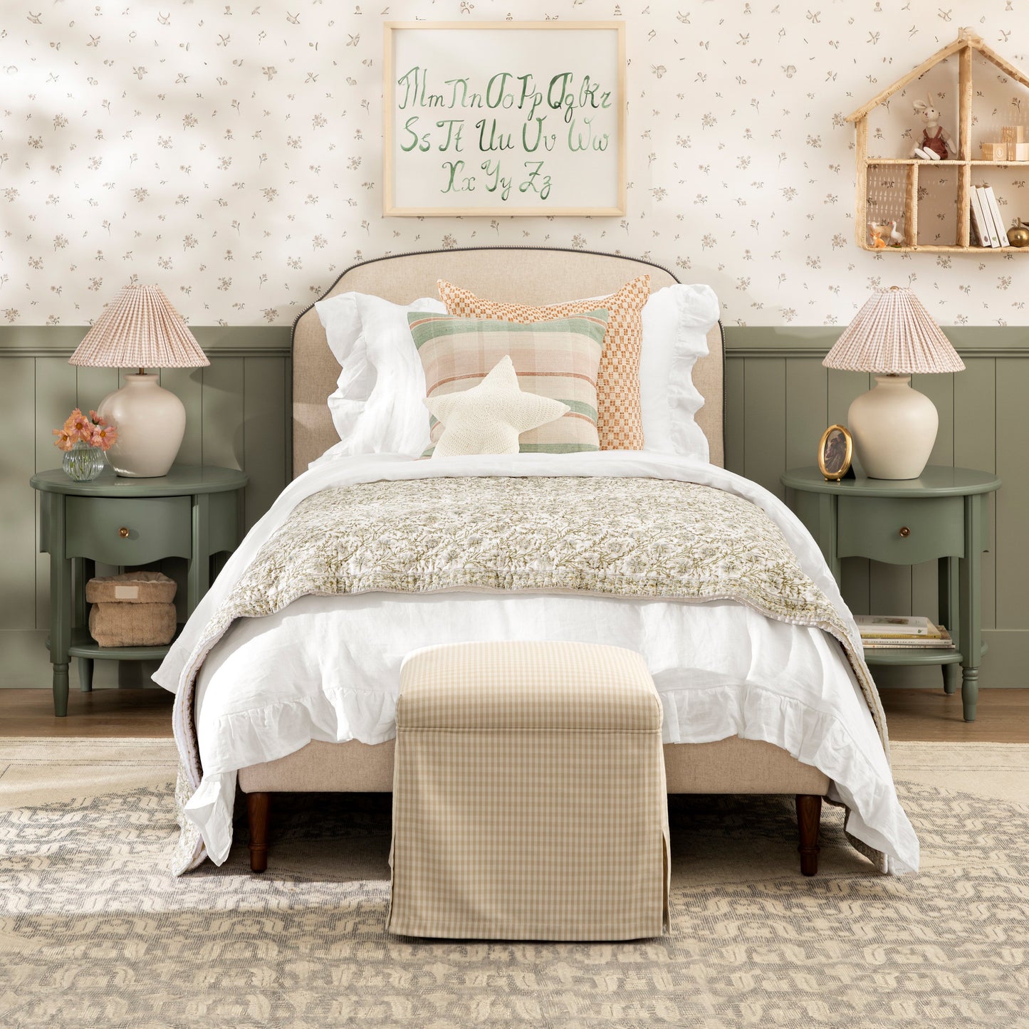 Liberty Assembled Nightstand in Warm White