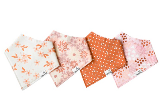 COPPER PEARL RUE BANDANA BIB SET