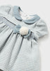 MAYORAL SHORT SLEEVED SMOCKED DRESS