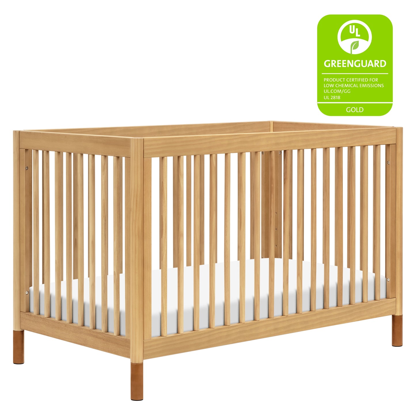 BABYLETTO GELATO 4-IN-1 CONVERTIBLE CRIB WITH TODDLER BED CONVERSION KIT
