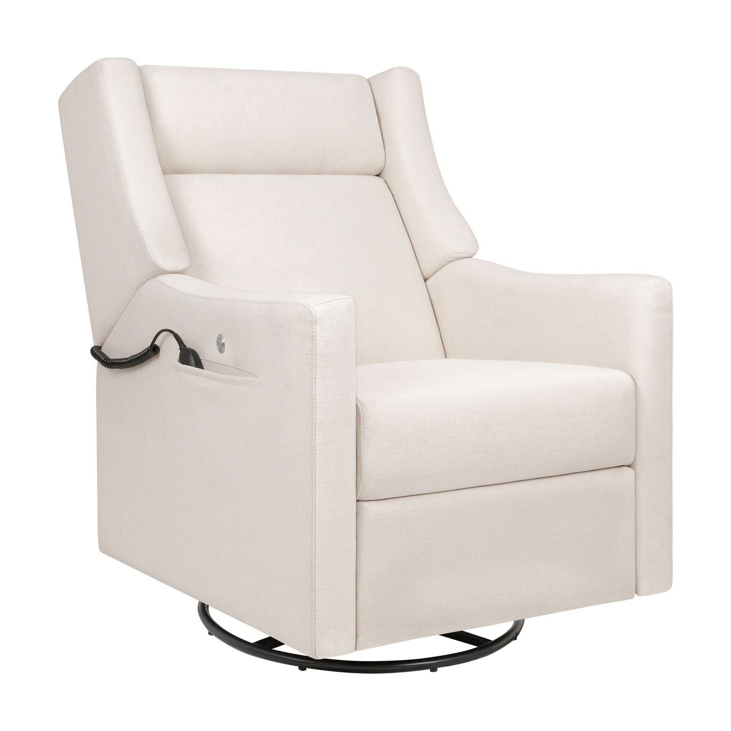 BABYLETTO KIWI DELUXE POWER RECLINER & SWIVEL GLIDER WITH HEAT AND MASSAGE