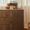 Pogo Tambour Assembled Dresser in Olive