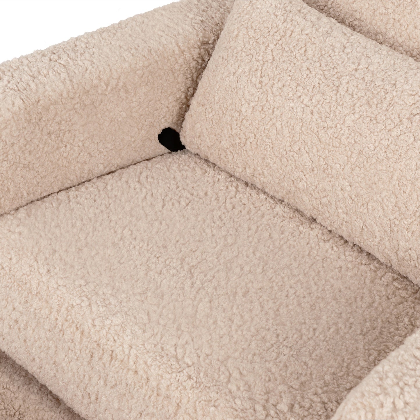 BABYLETTO SIGI RECLINER AND SWIVEL GLIDER IN SHEARLING