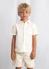 MAYORAL BOY LINEN SHORTS AND SHIRT SET