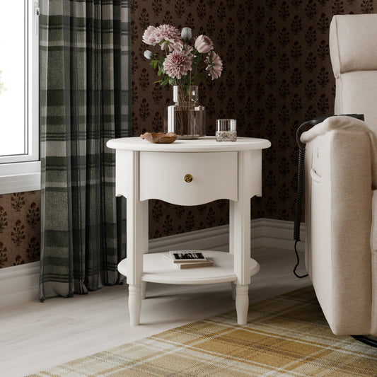 Liberty Assembled Nightstand in Warm White