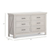 MONOGRAM BY NAMESAKE EMORY FARMHOUSE 6-DRAWER DRESSER