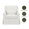 NAMESAKE CRAWFORD PILLOWBACK COMFORT SWIVEL GLIDER