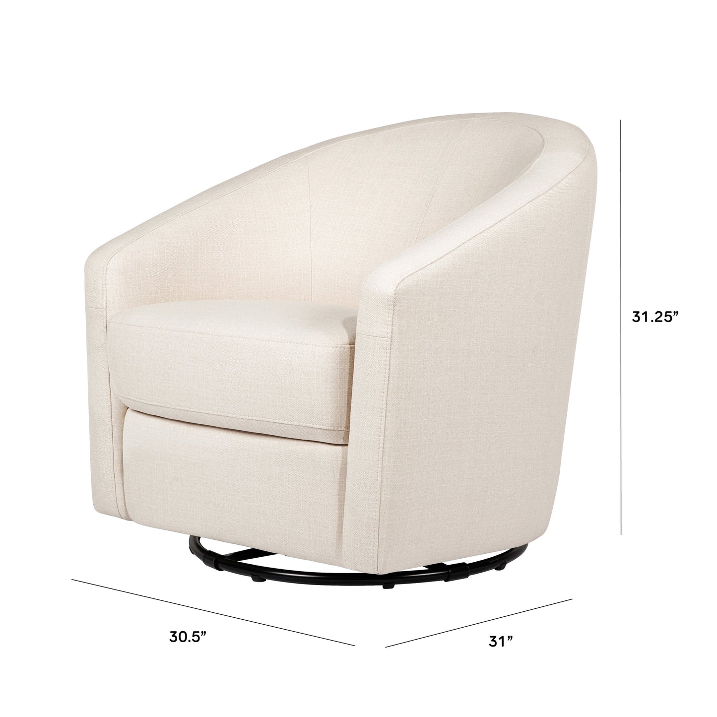 BABYLETTO MADISON SWIVEL GLIDER
