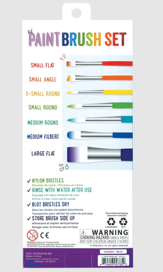 LIL' PAINT BRUSH SET - SET OF 7