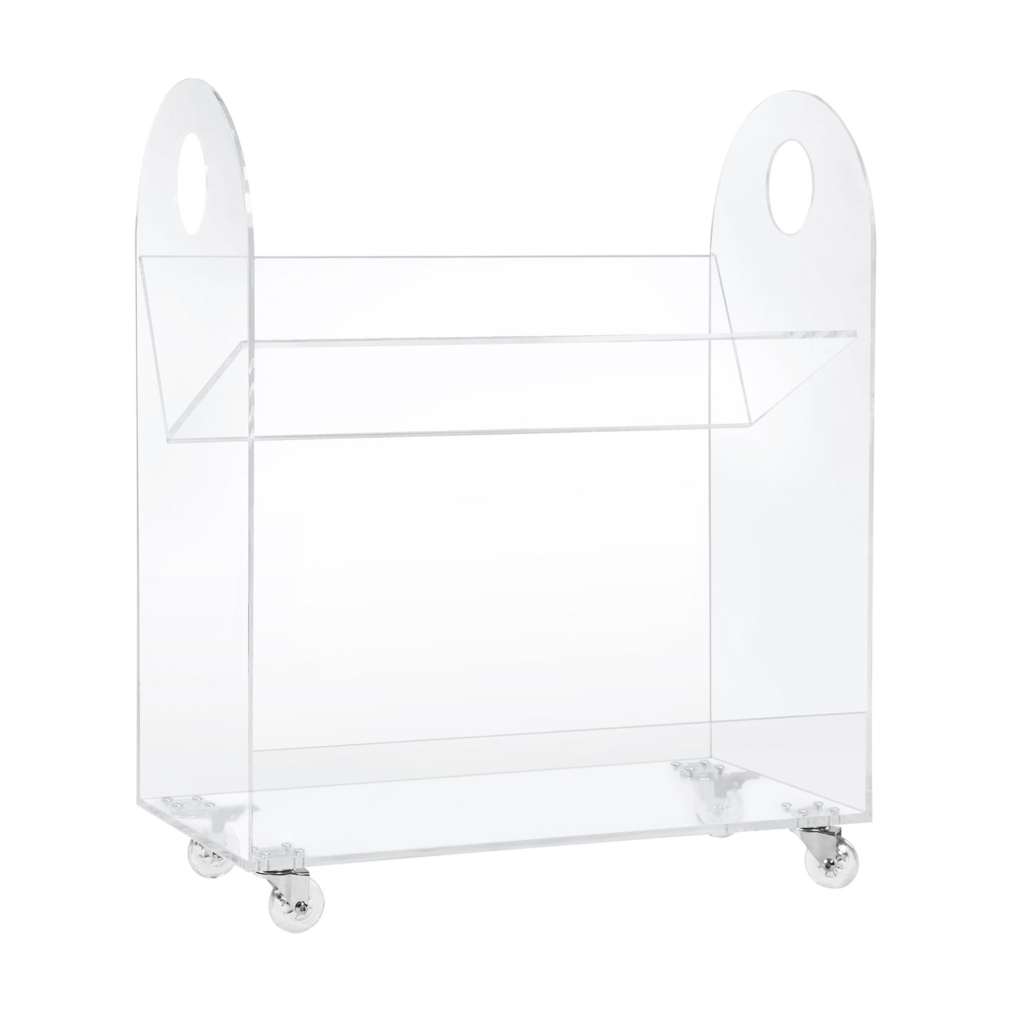BABYLETTO PRESTO ACRYLIC BOOKCASE AND CART