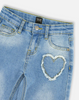 DEUX PAR DEUX WIDE LEG LIGHT BLUE DENIM JEANS