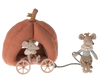 MAILEG PUMPKIN CARRIAGE, MOUSE